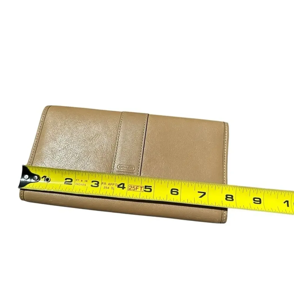 Coach Leatherwear Est 1941 Vintage Tan Leather Wallet - Picture 5 of 7